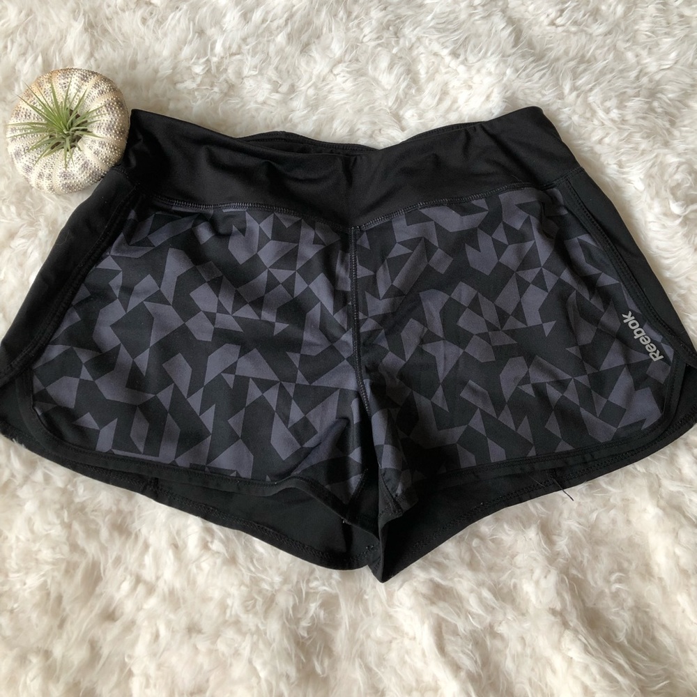 Black and Gray Reebok Shorts